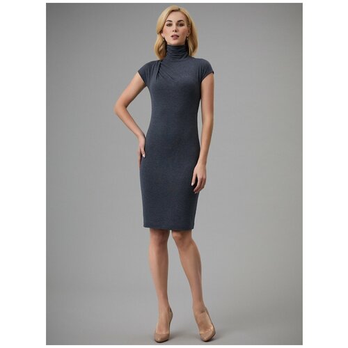 фото Платье арт-деко, размер 52, серый