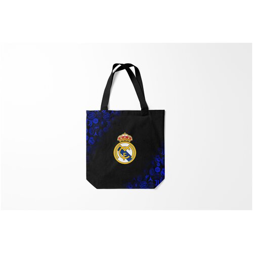 фото Сумка-шоппер / 40х40 см / футбол / real madrid реал мадрид логобомбинг burnettie