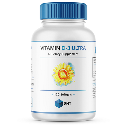 SNT Vitamin D-3 капс., 5000 МЕ, 100 г, 120 шт.