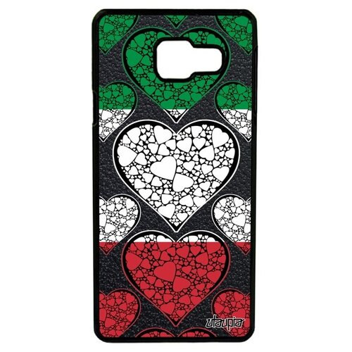 фото Качественный чехол на телефон // samsung galaxy a3 2016 // "флаг италии с сердцем" дизайн государственный, utaupia, цветной