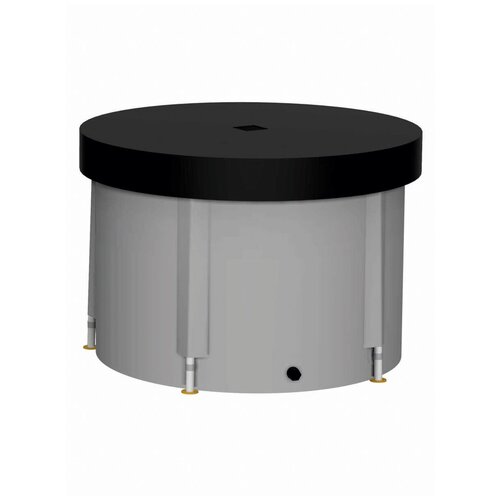 Складная ёмкость (бак/бочка) для воды EKUD 500 л. с крышкой (h=70, d=95)