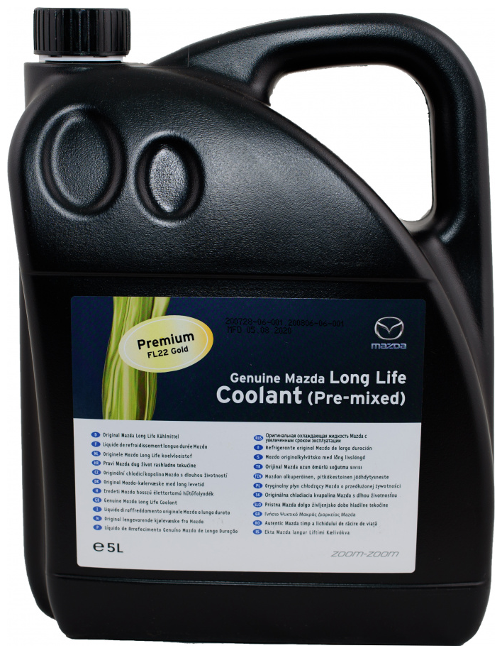 Антифриз Зеленый Long Life Coolant Premium Fl22 5л MAZDA L247CL0054X