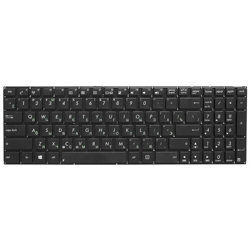 Клавиатура для ноутбука Asus X501A X501U X550 черная плоский Enter 843₽