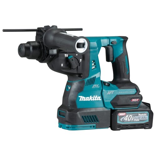 Перфоратор аккумуляторный Makita HR001GM201 Li-Ion 4.0 А·ч 40 В x2 кейс40 Вт аккумулятор makita xgt 191l29 0 40в 2ач li ion