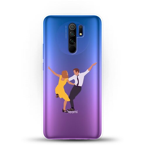 фото Силиконовый чехол миа и себастьян на xiaomi redmi 9 andy & paul