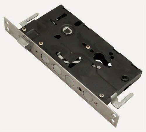 Изображение товара Замок врезной для китайских дверей 3-х ригельный с задвижкой и защелкой