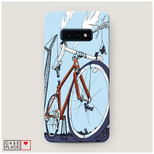 фото Чехол пластиковый samsung galaxy s10e хобби велосипед 10 case place