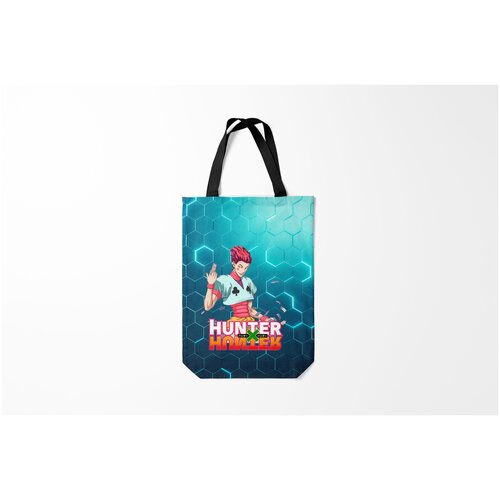 фото Сумка-шоппер / 31х42 см / аниме / хисока мороу футуристический фон burnettie