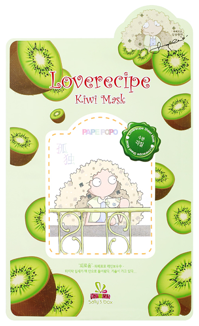 Тканевая маска Sallys box Loverecipe Kiwi 1 шт