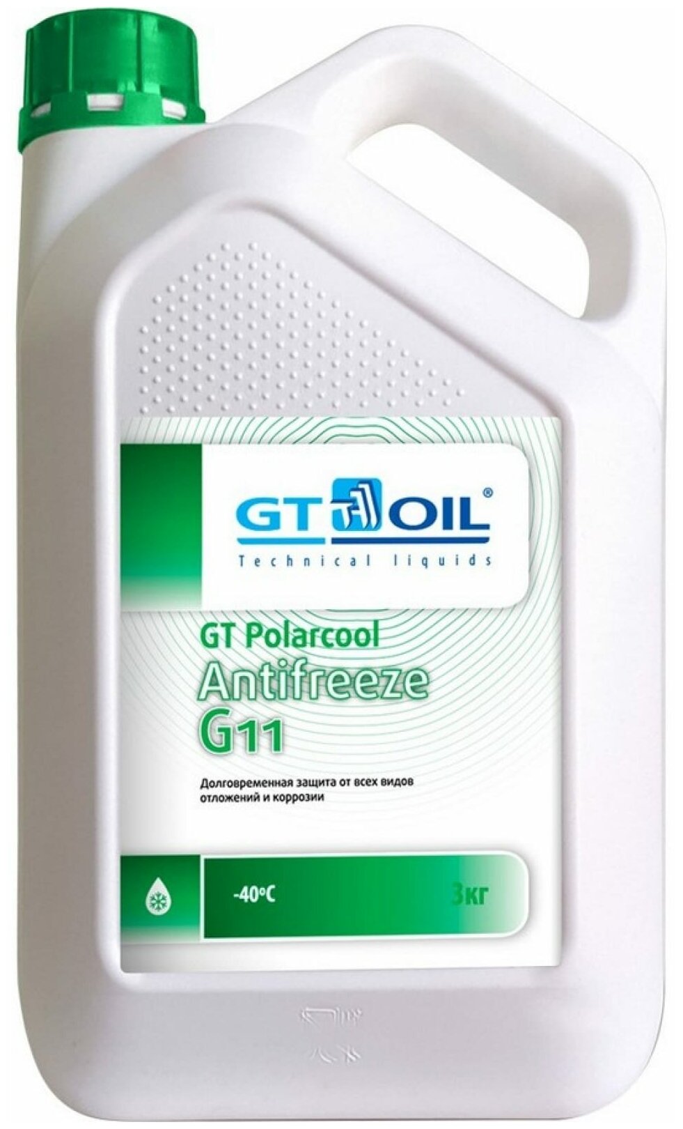 Антифриз GT OIL Polarcool G11 зеленый 3 кг