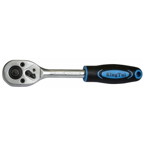 Трещотка реверсивная с резиновой ручкой 3/8