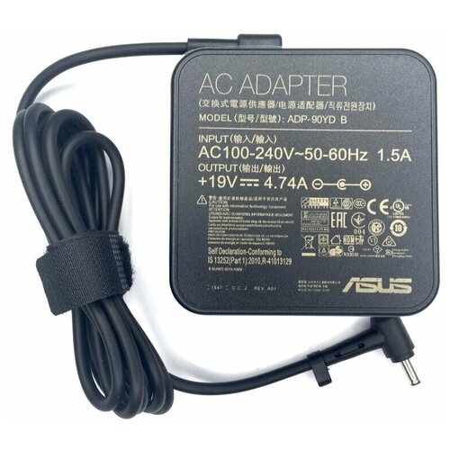 Блок питания (зарядное устройство) для ноутбука Asus AS9019040135FK 19V 4.74A (4.0-1.35) 90W Square