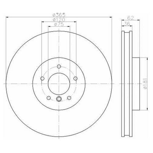 фото Тормозной диск textar 92161005 для bmw x5 e70, f15, f85, x6 e71, e72, f16, f86