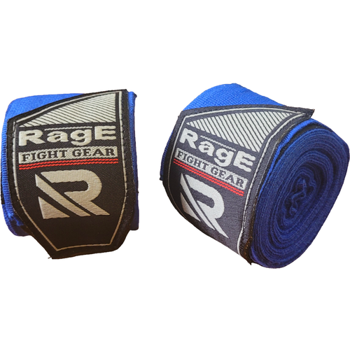 Бинт боксерский Rage fight gear эластичный 5 метров синий