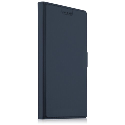 фото Чехол-книжка mypads для asus zenfone ar zs571kl на жёсткой металлической основе синий