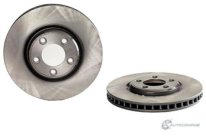 09791011 BREMBO Диск тормозной передн. с УФ покрытием JAGUAR S-TYPE (X200) 01/99-12/08