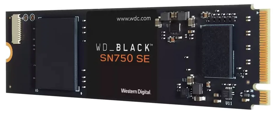 Твердотельный накопитель SSD WD Black SN750 SE NVMe WDS250G1B0E 250ГБ Gen4