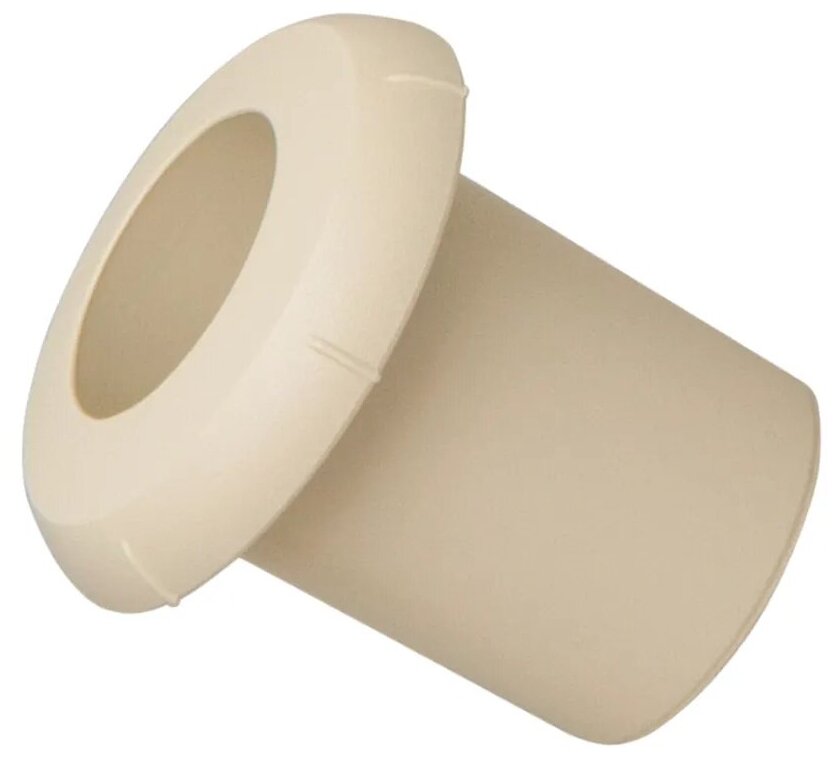 фото Комплект. Втулка проходная RetroElectro, слоновая кость, пластик (10 шт.).