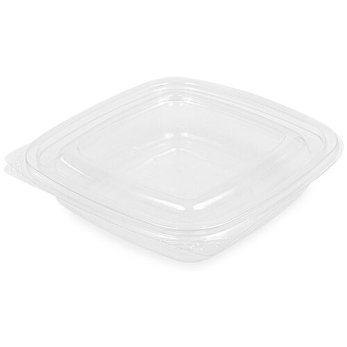 Контейнер пластиковый 250 мл прозрачный с откидной крышкой СпК-137, 300 шт