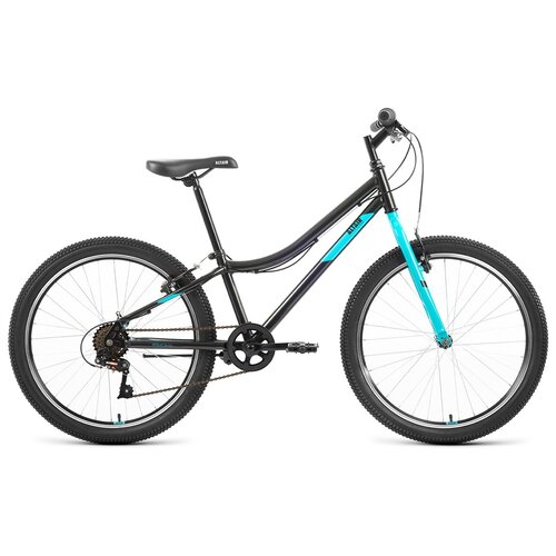 Горный велосипед Altair - MTB HT 24 10 2022 12 Черный Голубой 16640₽