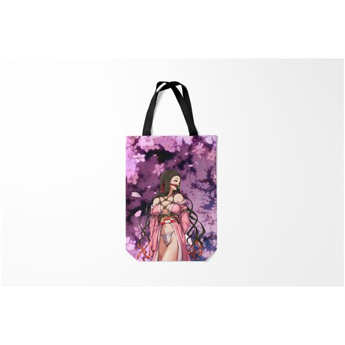 фото Сумка-шоппер / 31х42 см / аниме / клинок рассекающий демонов незуко burnettie