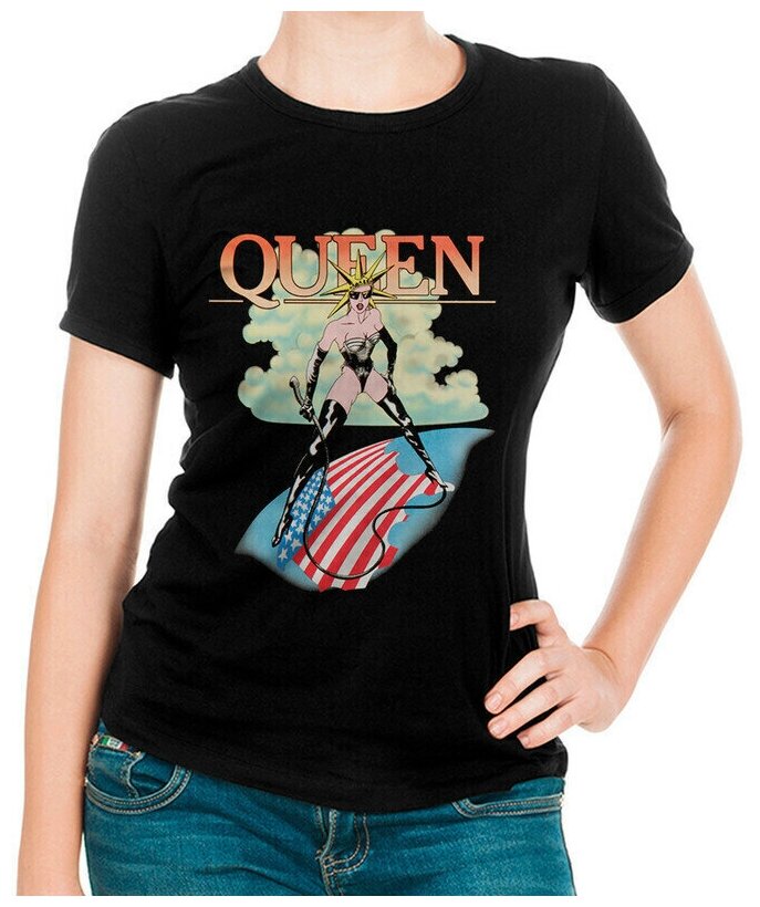 Футболка DreamShirts Queen Женская черная 