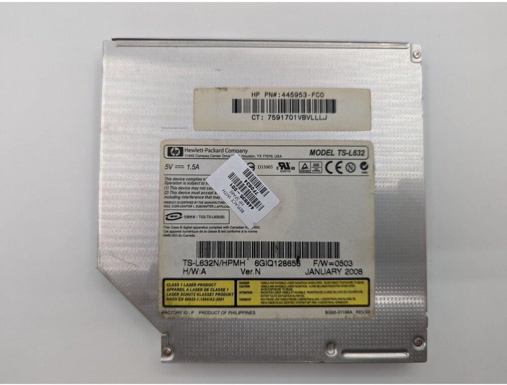 Привод DVD-RW 449935-001, TS-L632, HP Pavilion