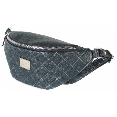 фото Сумка/сумка женская/натуральная кожа/mayger/а-дс-289-2/темно-синий/модель поясная/с поясным ремешком