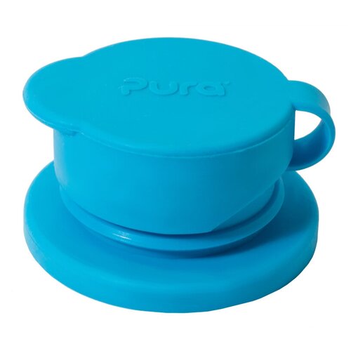 Силиконовая крышка для бутылочки Pura голубой