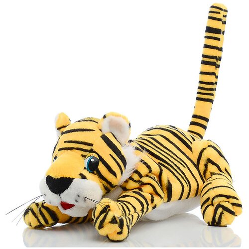 фото Мягкая игрушка-сумка, на молнии "тигр" (30х22х15 см.) m0569 мишуткин