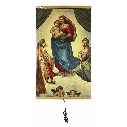 Гибкий настенный обогреватель Сикстинская Мадонна для помещений 60х105 см 140000₽