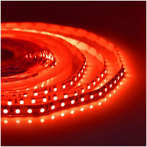 Яркая светодиодная лента 00-536-1 с напряжением 12В, обладает красным цветом свечения, 120 диодов на метр. Соответствует стандарту защиты IP20. Длина 9 метров. Ширина 8 мм.