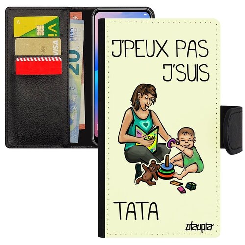 фото Чехол-книжка на телефон // xiaomi mi 8 lite // "не могу - стала тетей!" повод семья, utaupia, белый