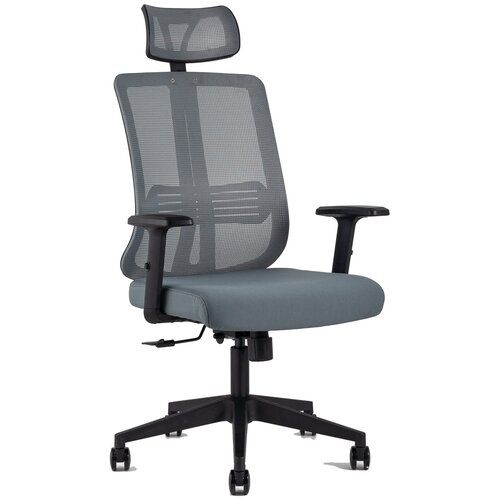 фото Кресло руководителя topchairs post, серое stool group