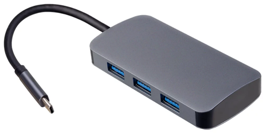 Perfeo Концентратор USB Type-C 5 in 1 (PF-Type-C-20)