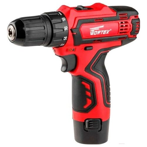 Аккум дрель-шуруповерт WORTEX BD 1215 DLi в чем 120 В 2 акк 15 Ач Li-Ion 2 скор 25 Нм шурупы до 6 мм BD1215DLi10029 465000₽