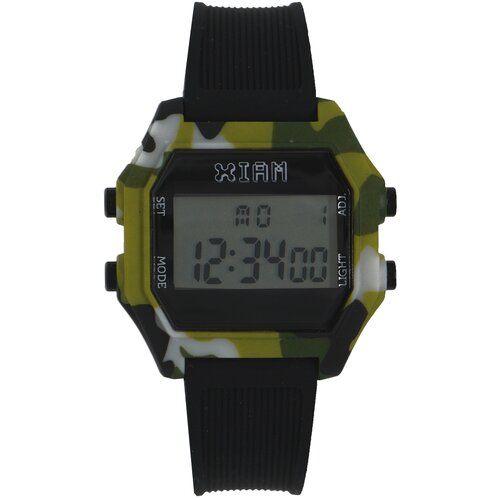 Наручные часы I am Fashion IAM-KIT531, черный ремешок belahome силикон застежка пряжка водонепроницаемый размер 20 черный