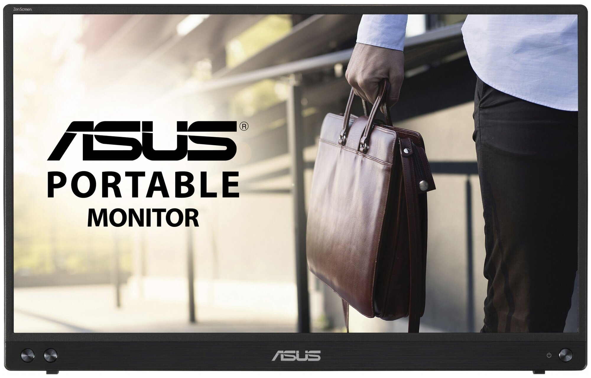 Монитор ASUS Portable MB16ACV 15.6", темно-серый и черный [90lm0381-b01370]