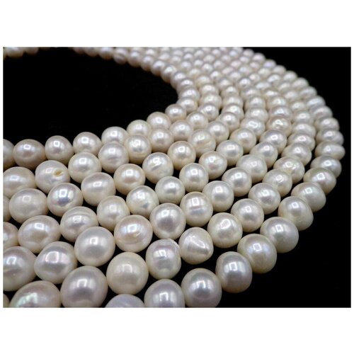 Жемчуг натуральный речной (Индия) 8,5х8мм от 