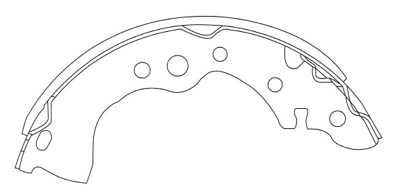 Колодки Тормозные Барабанные Nissan Almera (2006-2012) Sangsin brake арт. SA131