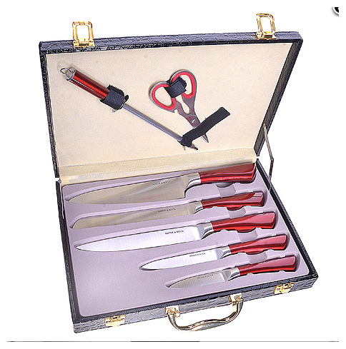 Набор ножей в чемодане 8 предметов
