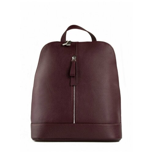 фото Кожаный рюкзак афина 267 вино флотер afina