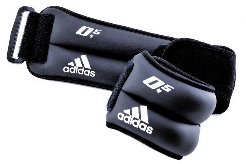 Утяжелители на запястья/лодыжки Adidas 2x0,5кг, пара ADWT-12227