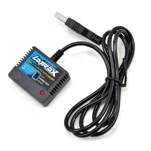 USB зарядка на 3.7 Вольт для квадрокоптера Traxxas LaTrax 3.7v TRA6638, NРА-АС2 батарея LiPo Charger запчасти для LaTrax Alias аккумулятор 3 7v li po 3500mah uk 3945135p battery 3 7 вольт аккумуляторная батарея 3945135 запчасти тюнинг з ч для смарт планшет