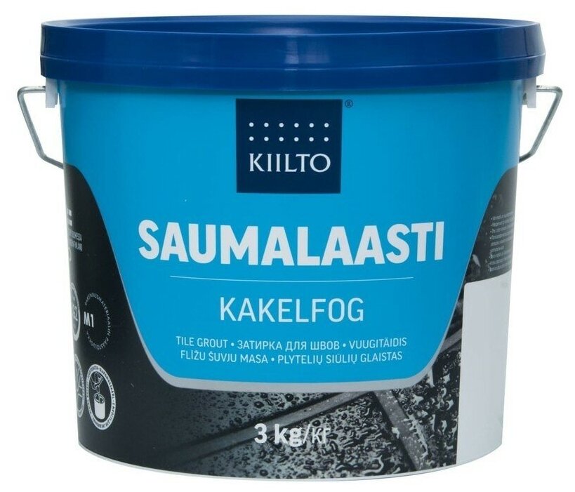 Kiilto SAUMALAASTI №33 какао 3 кг Затирка