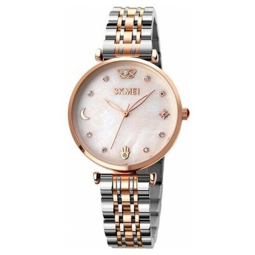фото Наручные часы skmei, серебряный, золотой