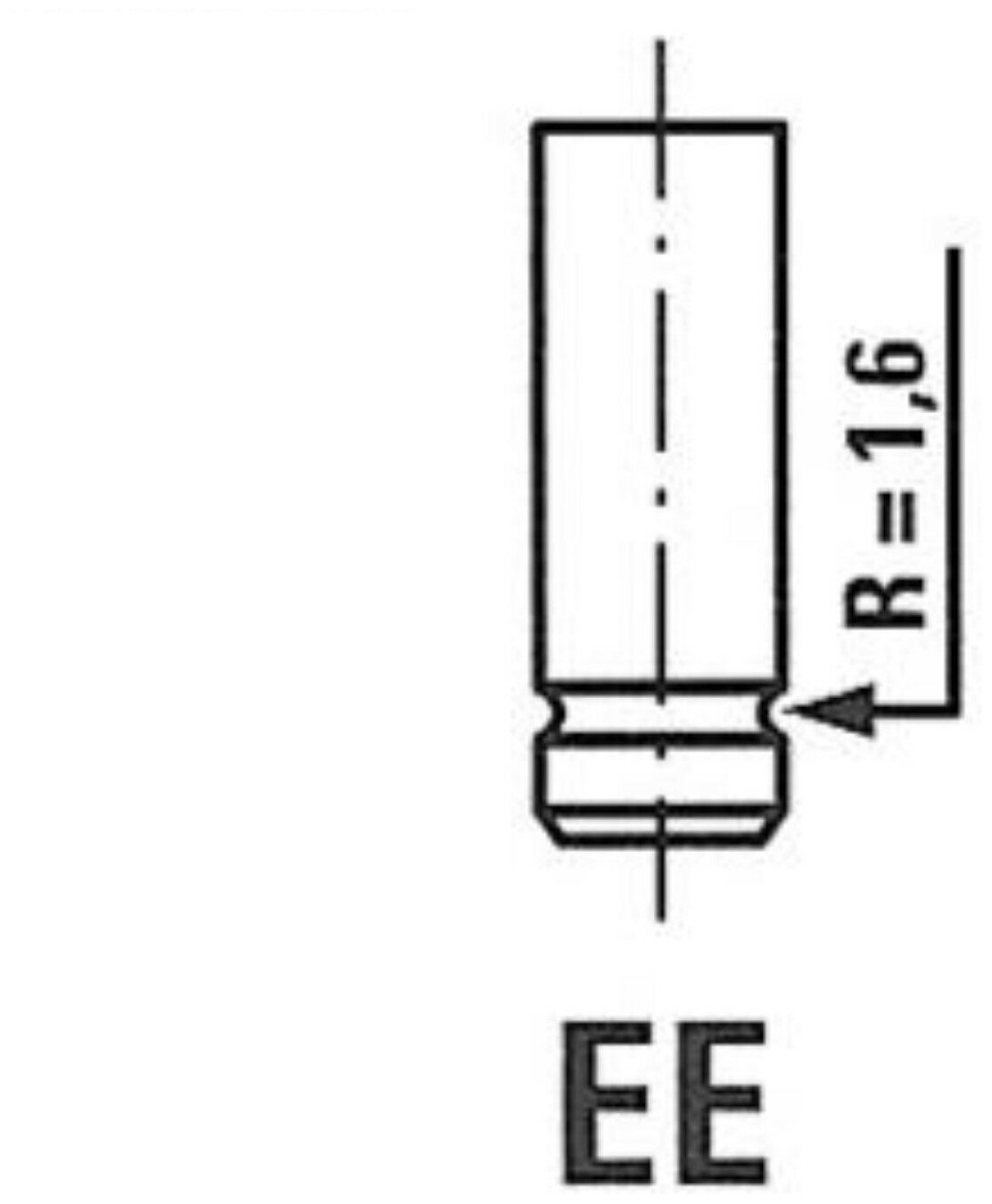 Клапан выпускной FRECCIA R6154RCR