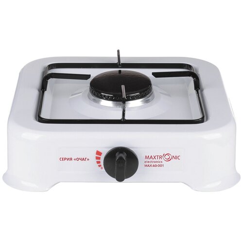 Плитка газовая MAXTRONIC MAX-AO-001, 1000 Вт, 1 конфорка, белая 6488315