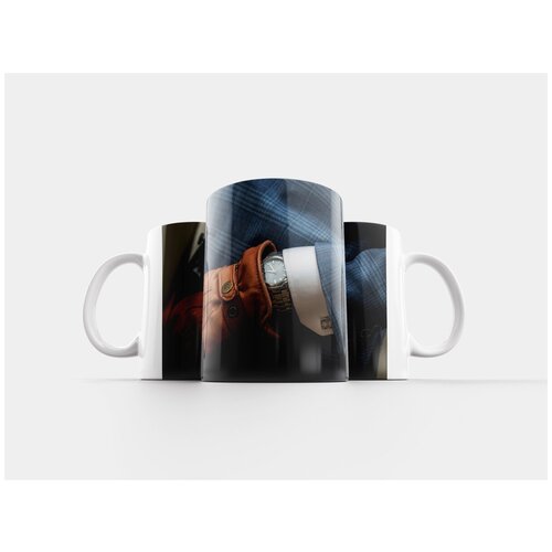 фото Кружка "люди, человек, наручные часы" 320 мл lotsprints