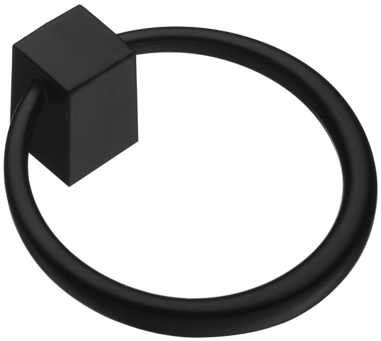 Ручка-кнопка мебельная K-1130 цвет матовый черный